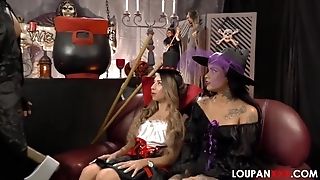 Evelyn Buarque And Bianca Demarchi - Loupan Sexo A Trio Em Fe