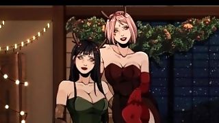 Naruto Shinobi Lord - Part Two - Sakura And Hinata Special Threesome By Loveskysan